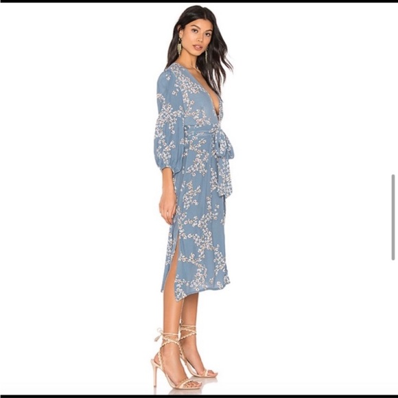 Faithfull the Brand Chloe Midi Dress size XS 2 - Picture 8 of 12